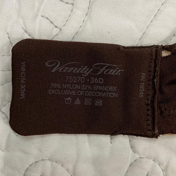 Vanity Fair 36D Leopard Print Cupped Bra - Picture 8 of 10